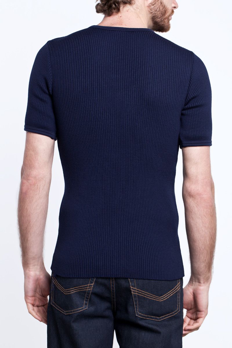 Sous-vêtement technique homme tricot laine manches courtes 3 B Solfin Fabriqué en France