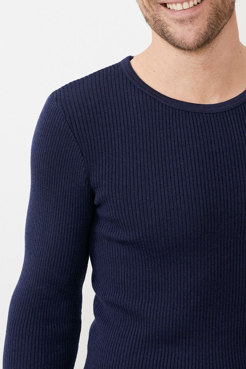 Sous-vêtement technique homme tricot épais en laine 3 B Solfin Fabriqué en France