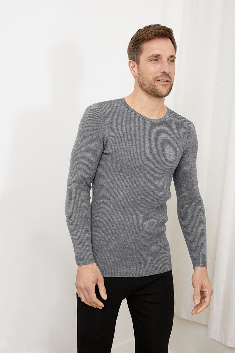 Sous-vêtement technique homme tricot épais en laine 9 B Solfin Fabriqué en France
