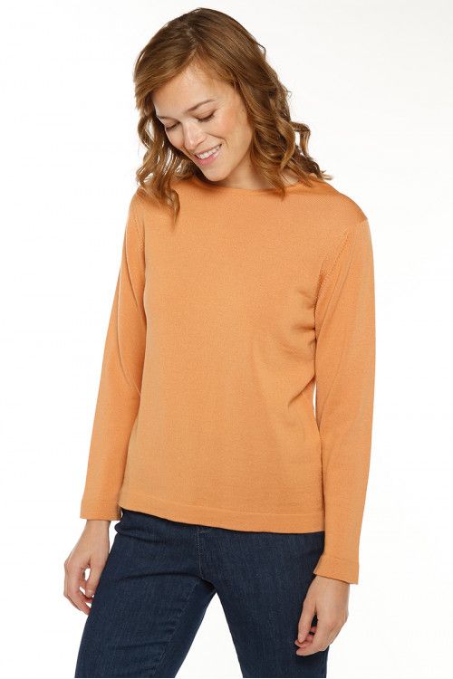 Pull femme col rond 50% Laine Coupe confort