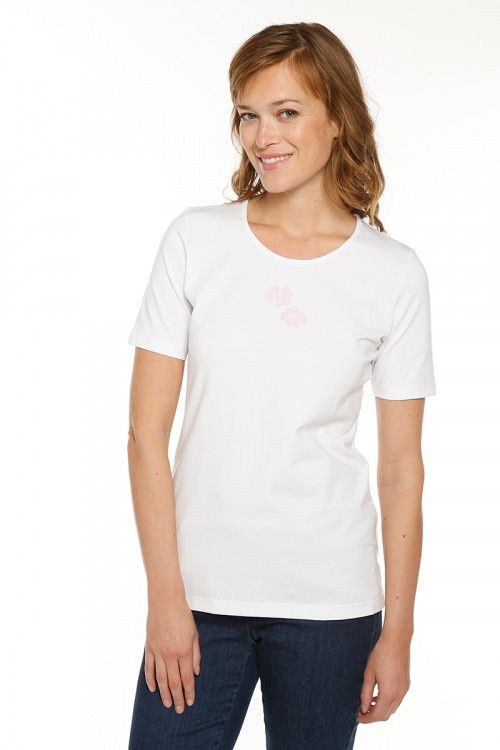 Polo en coton mélangé avec logo imprimé De Bijenkorf Femme Vêtements Tops & T-shirts T-shirts Polos 