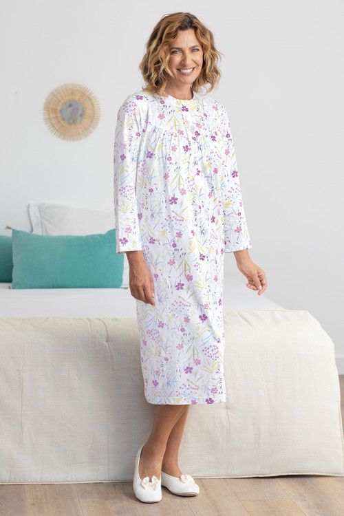 Chemise de nuit en lin ancien robe de nuit vintage Français ou robe slip peignoirs et robes de chambre Chemises de nuit et hauts de pyjama Vêtements Vêtements femme Pyjamas 