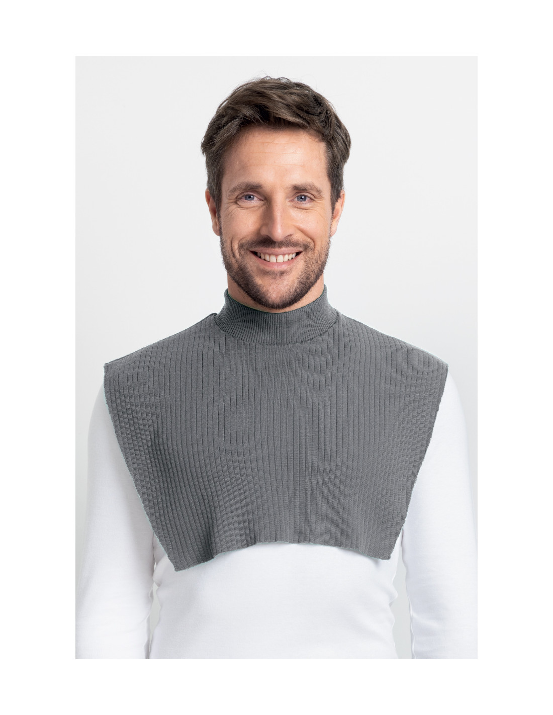 Col plastron mixte Made in France