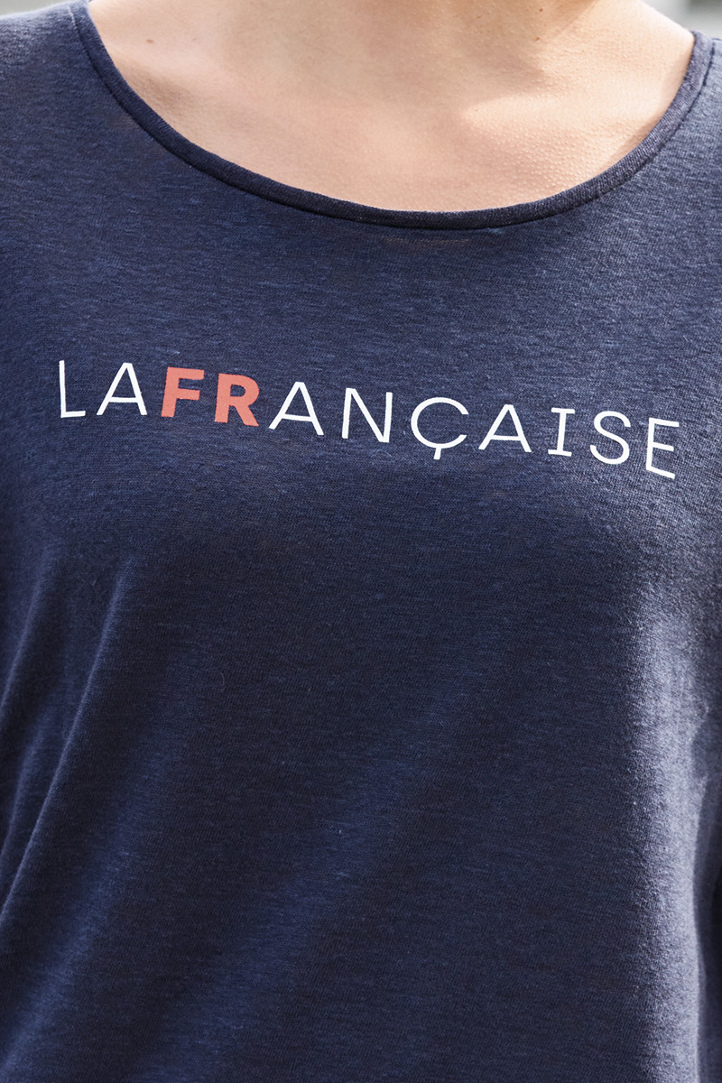 Tee-shirt en lin Dinard 11 B Solfin Fabriqué en France